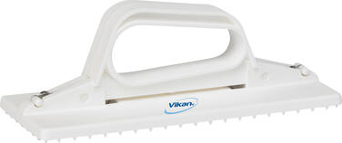 SUPPORT TAMPON A MAIN 235MM BLANC