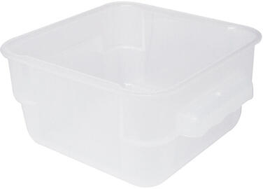 CONTENEUR CARRÉ POLYPROPYLÈNE 18X18 CM HAUTEUR 10 CM 2