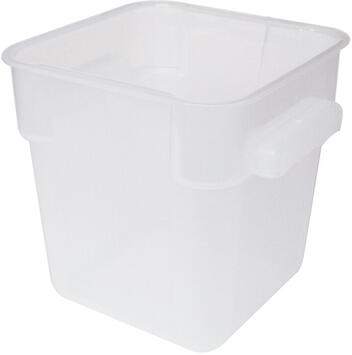 CONTENEURS CARRÉS POLYPROPYLÈNE 18X18 CM HAUTEUR 19 CM 4