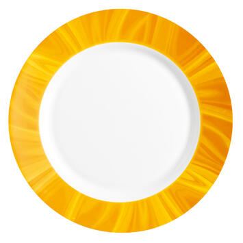 NATURA ASSIETTE PLATE JAUNE Ø 25,5 CM