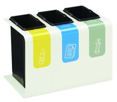 STATION DE TRI TRIBU 3X8L BLANC