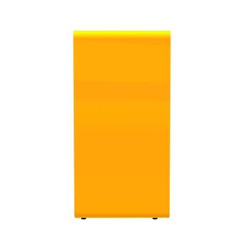POUBELLE DE TRI CUBATRI 75L DECHETS PLASTIQUE BLANC / JAUNE