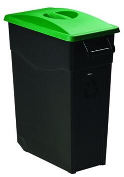 POUBELLE DE TRI MOVATRI 65L NOIR / VERT