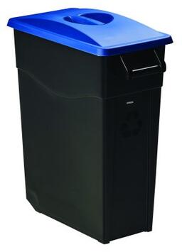 POUBELLE DE TRI MOVATRI 65L NOIR / BLEU