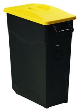 POUBELLE DE TRI MOVATRI 65L NOIR / JAUNE
