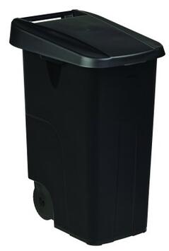 POUBELLE DE TRI MOVATRI 85L NOIR / NOIR