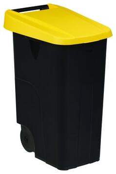 POUBELLE DE TRI MOVATRI 85L NOIR / JAUNE