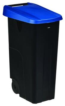 POUBELLE DE TRI MOVATRI 110L NOIR / BLEU