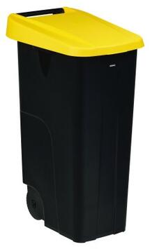 POUBELLE DE TRI MOVATRI 110L NOIR / JAUNE
