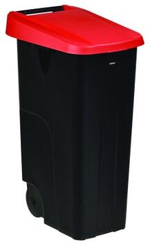 POUBELLE DE TRI MOVATRI 110L NOIR / ROUGE