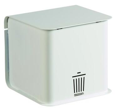 POUBELLE DE BUREAU CUBA 1L BLANC