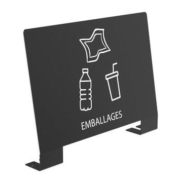 PLAQUE POUR POUBELLE ALITRI EMBALLAGES