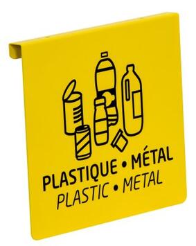 PLAQUE POUR SUPPORT SAC TUBAG PLASTIQUE