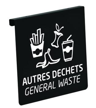 PLAQUE POUR SUPPORT SAC TUBAG AUTRES DECHETS