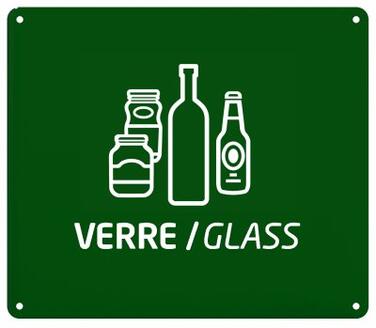 PLAQUE POUR SUPPORT SAC COLLEC VERRE