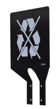 PLAQUE POUR SUPPORT SAC COLLEC NON RECYCLABLE