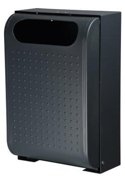 CORBEILLE MURALE URBANET 30L GRIS ANTHRACITE MAT