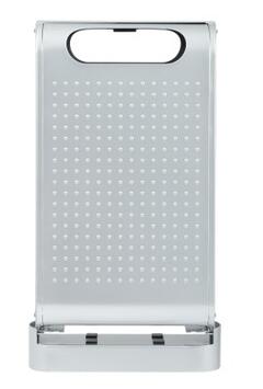 CORBEILLE SUR PIED URBANET 60L GRIS METAL