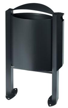 CENDRIER CORBEILLE SUR PIED ARKEA 3L/40L GRIS ANTHRACITE MAT