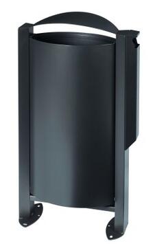 CENDRIER CORBEILLE SUR PIED ARKEA 3L/60L GRIS ANTHRACITE MAT