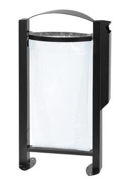 CENDRIER CORBEILLE VIGIPIRATE SUR PIED ARKEA 3L/60L GRIS MANGANESE
