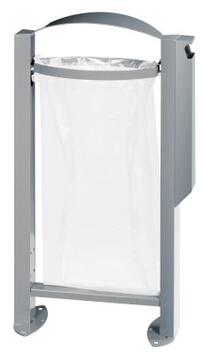 CENDRIER CORBEILLE VIGIPIRATE SUR PIED ARKEA 3L/60L GRIS METAL