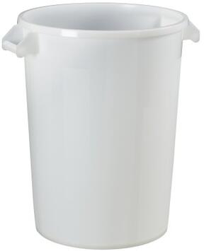POUBELLE PRATIK ROND 100L BLANC