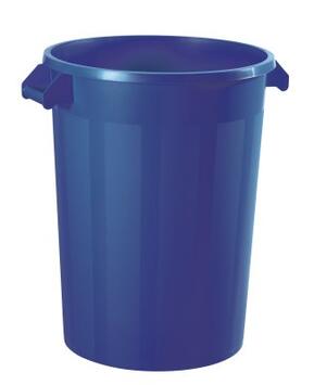 POUBELLE PRATIK ROND 100L BLEU