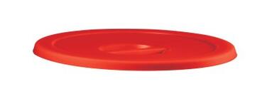 COUVERCLE POUR POUBELLE PRATIK 100L ROUGE