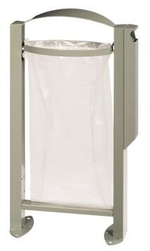 CENDRIER CORBEILLE VIGIPIRATE SUR PIED ARKEA 3L/60L GRIS CIMENT