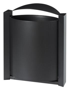 CORBEILLE MURALE ARKEA 40L GRIS MANGANESE