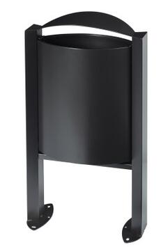 CORBEILLE SUR PIED ARKEA 40L GRIS MANGANESE