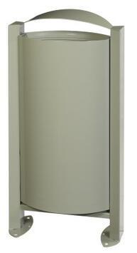 CORBEILLE SUR PIED ARKEA 60L GRIS CIMENT