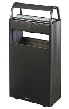 CENDRIER CORBEILLE SUR PIED KOPA 12L/60L GRIS MANGANESE