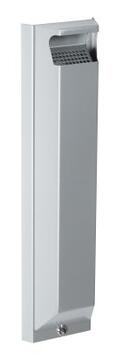 CENDRIER MURAL ARKEA 3L AVEC SERRURE GRIS METAL