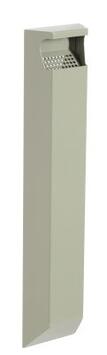 CENDRIER MURAL ARKEA 3L SANS SERRURE GRIS CIMENT