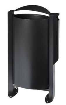 CENDRIER CORBEILLE SUR PIED ARKEA 3L/60L GRIS MANGANESE