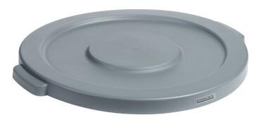 COUVERCLE PLAT POUR POUBELLE BARELLA 80L GRIS