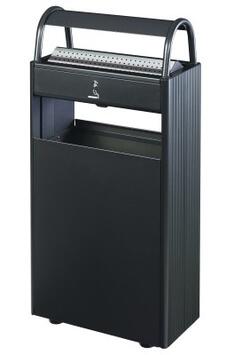 CENDRIER CORBEILLE SUR PIED KOPA 12L/60L GRIS ANTHRACITE MAT