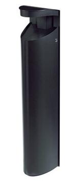 CENDRIER MURAL OU SUR PIED KOA 10L ANTHRACITE MAT