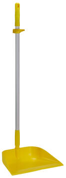 PELLE A POUSSIERE ALIMENTAIRE MANCHE VERTICAL 330M JAUNE