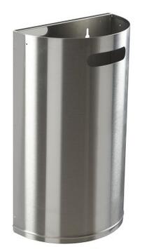 CORBEILLE MURALE ARKEA 40L INOX BROSSE