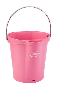 SEAU ALIMENTAIRE GRADUE BEC VERSEUR 6L ROSE