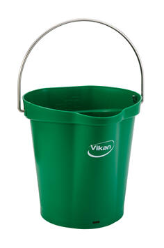 SEAU ALIMENTAIRE GRADUE BEC VERSEUR 6L VERT