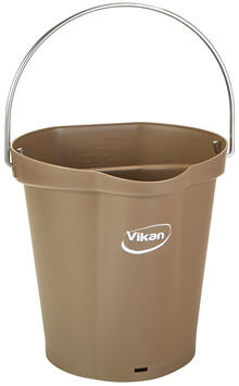 SEAU ALIMENTAIRE GRADUE BEC VERSEUR 6L MARRON