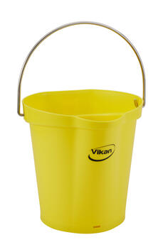 SEAU ALIMENTAIRE GRADUE BEC VERSEUR 6L JAUNE