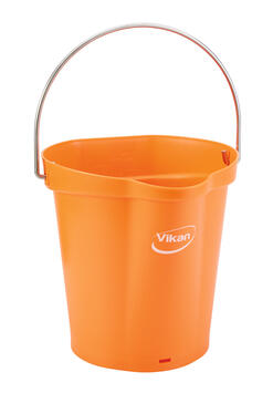 SEAU ALIMENTAIRE GRADUE BEC VERSEUR 6L ORANGE