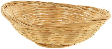 CORBEILLE À PAIN OVALE BAMBOU 20 X 15 CM