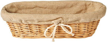 BANNETON TOILE AVEC CORDELETTE 40 X16 CM