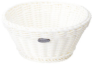 CORBEILLE À PAIN EN POLYPROPYLÈNE RONDE Ø 18 CM BLANCHE